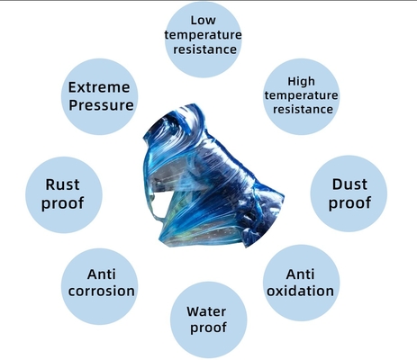 Απολαύστε τη δύναμη του Ultra Lube 4X Blue and White Lithium Grease για βαριά μηχανήματα